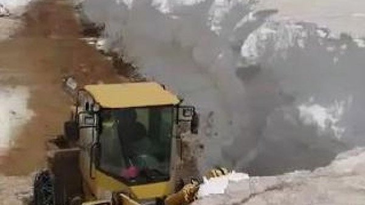 Trabzon’da karla kaplı yayla yolları açılıyor