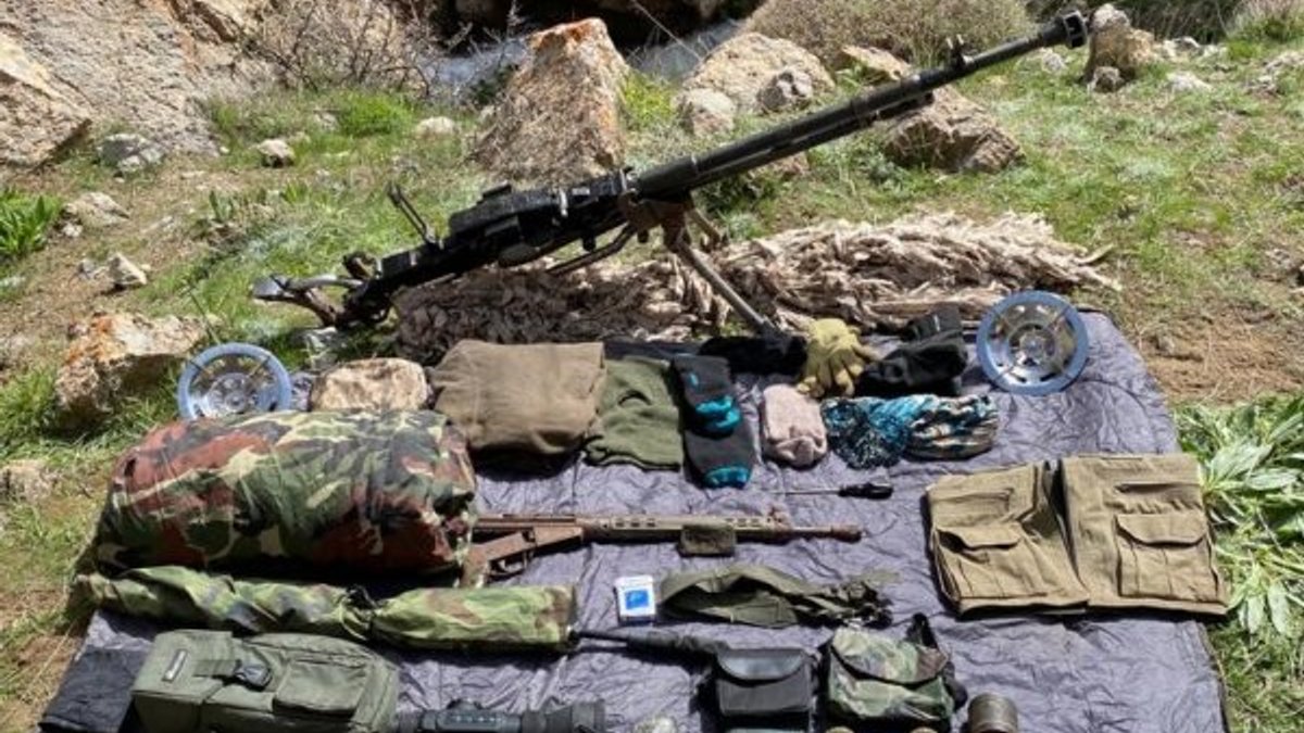 Van'da PKK'ya ait silah ve mühimmat bulundu