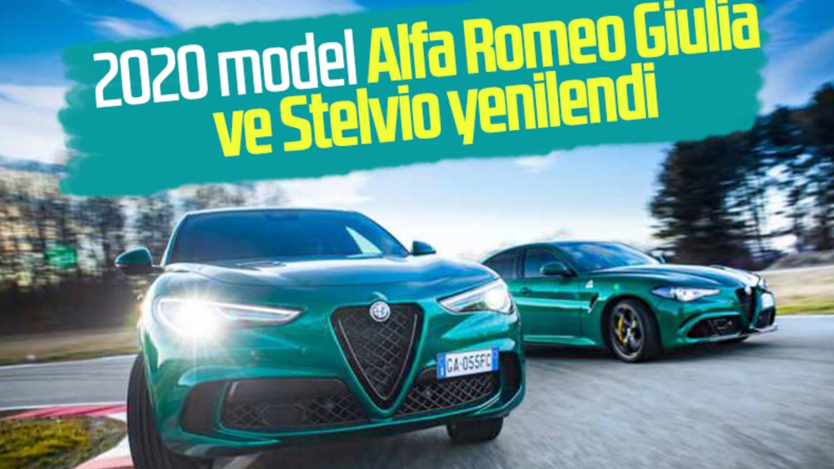 2020 model Alfa Romeo Giulia ve Stelvio tanıtıldı