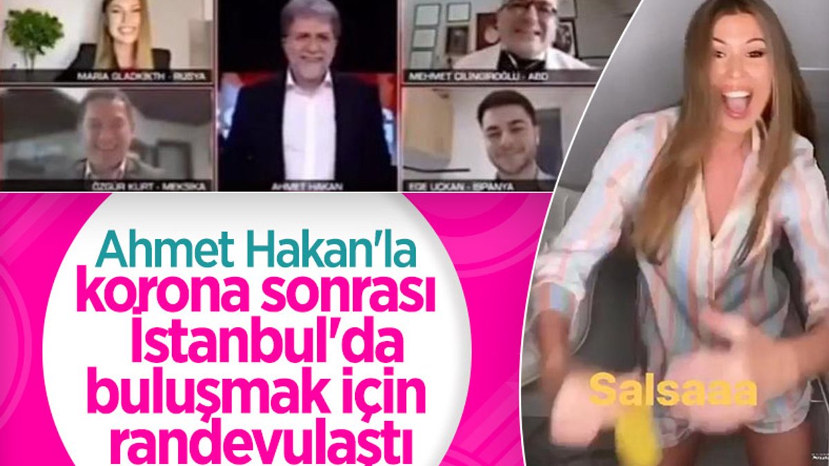 Ahmet Hakan'dan Maria Gladkikh'e İstanbul teklifi