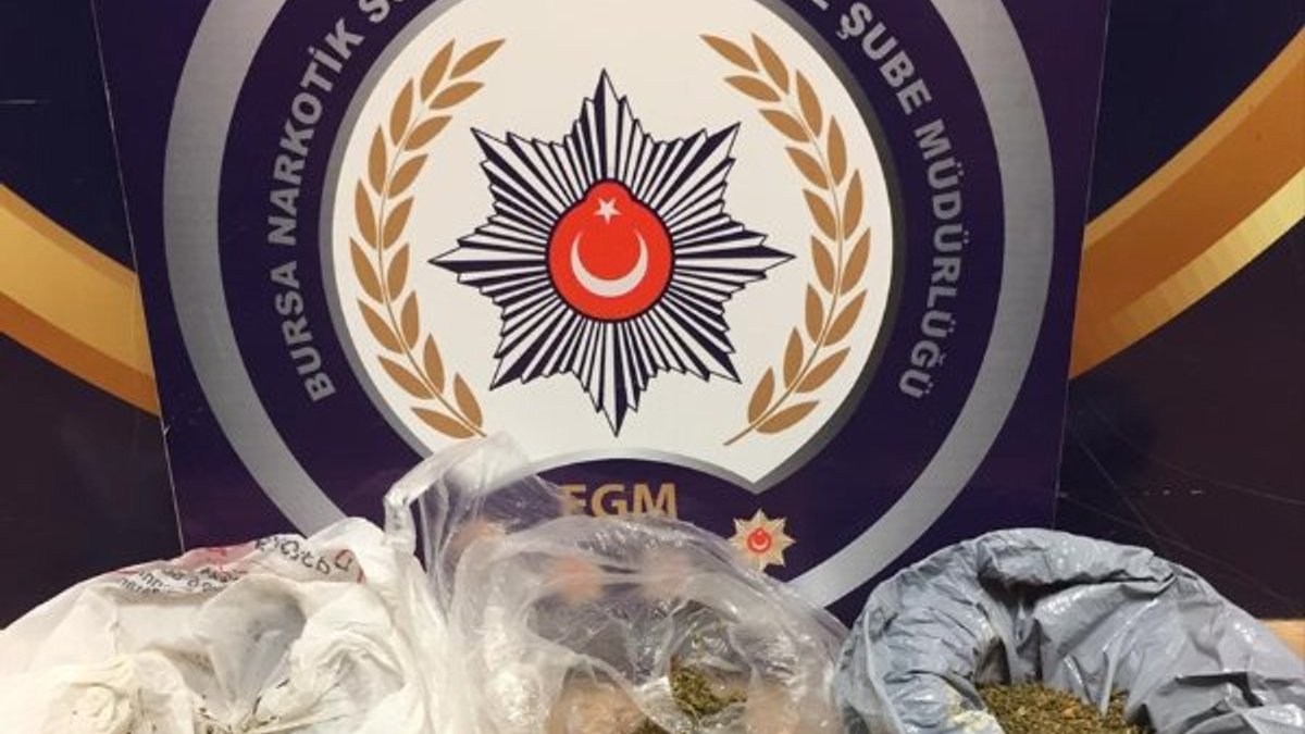 Bursa'da uyuşturucu operasyonu: 9 gözaltı