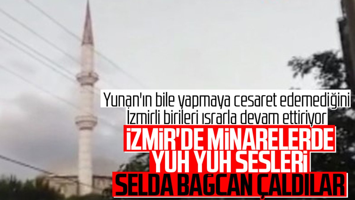 İzmir'de cami minaresinden ikinci şarkı yayını