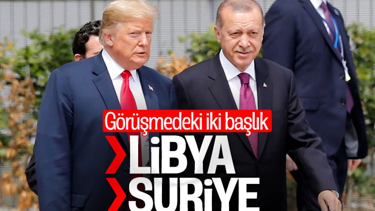 Cumhurbaşkanı Erdoğan, Trump ile görüştü