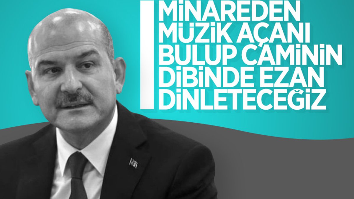 Bakan Soylu İzmir'deki cami olayını değerlendirdi