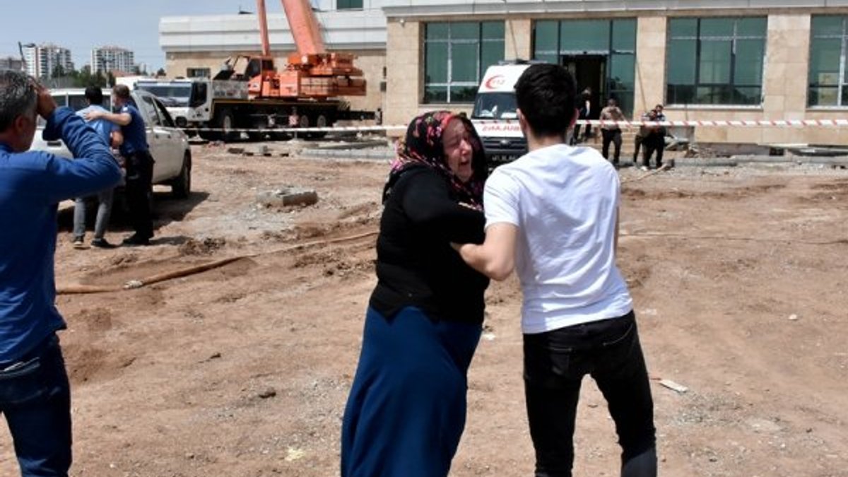 Diyarbakır'da işçiler vinçten düştü: 1 ölü, 1 yaralı
