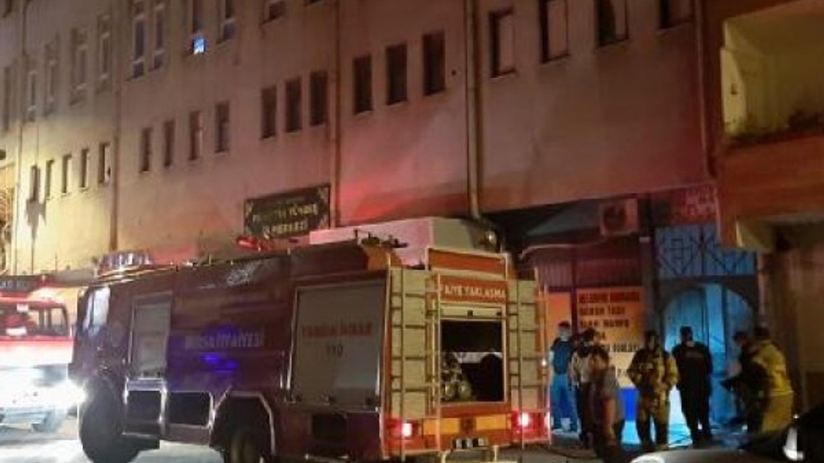 Bursa'da hamamın kazan bölümünde çıkan yangın korkuttu