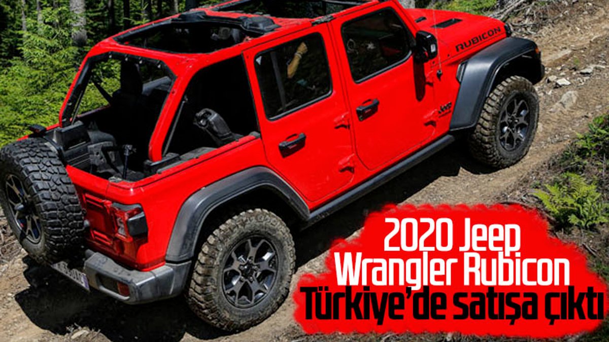 2020 Jeep Wrangler Rubicon Türkiye'de satışta