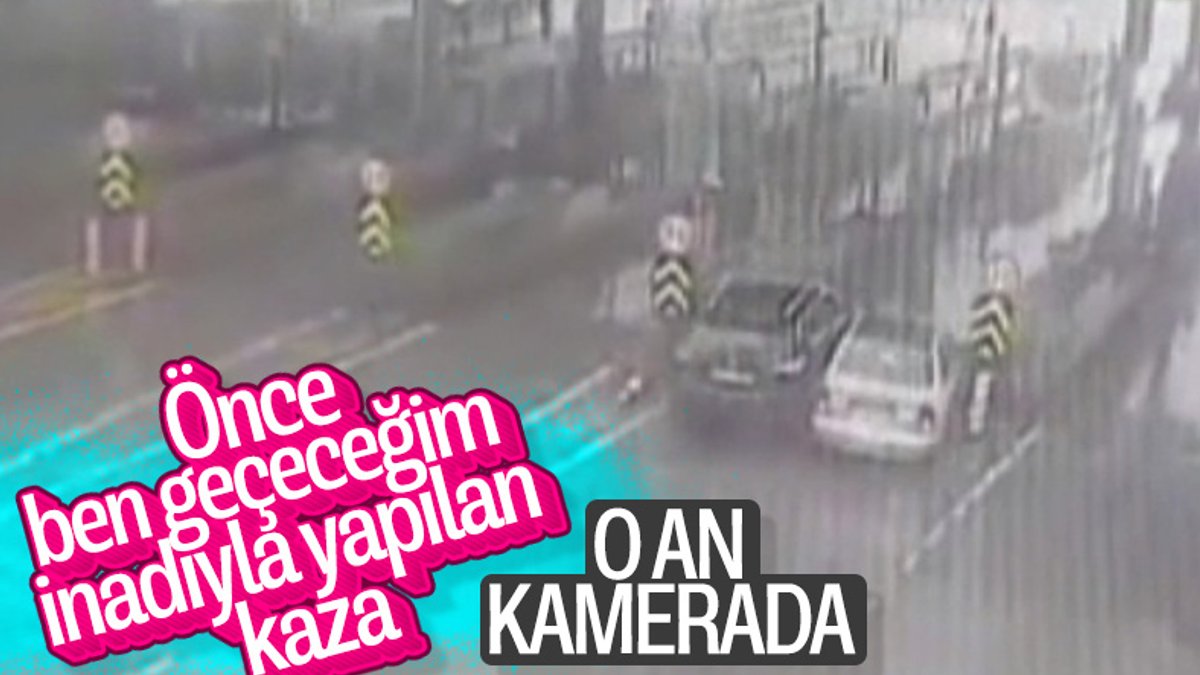 İstanbul'da iki sürücü gişede sıkıştı