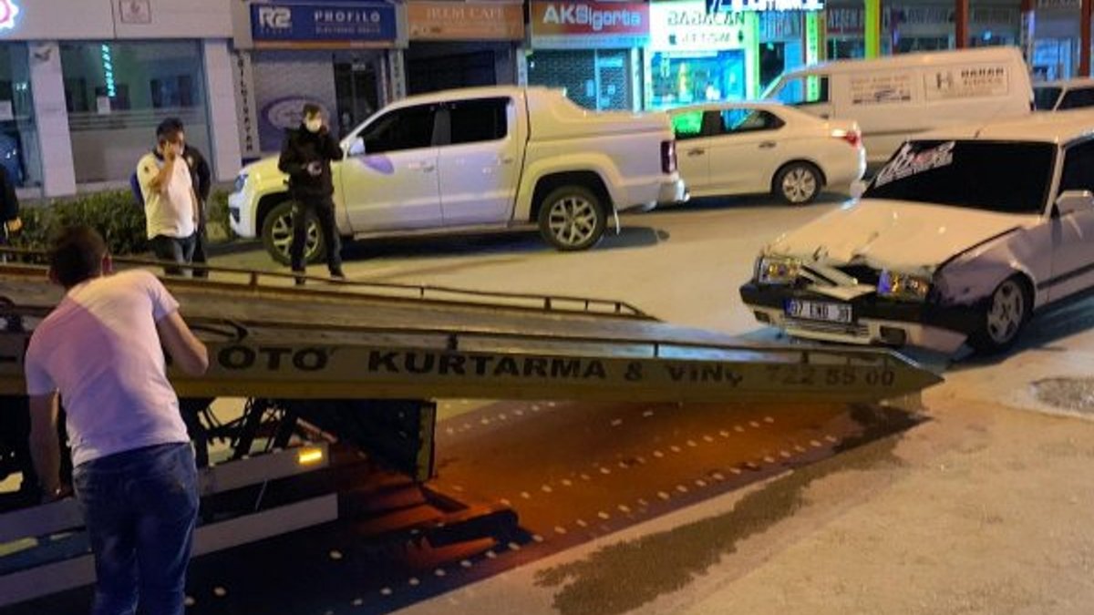 Antalya'da kaçarken polise çarpan şahıs, yakalandı