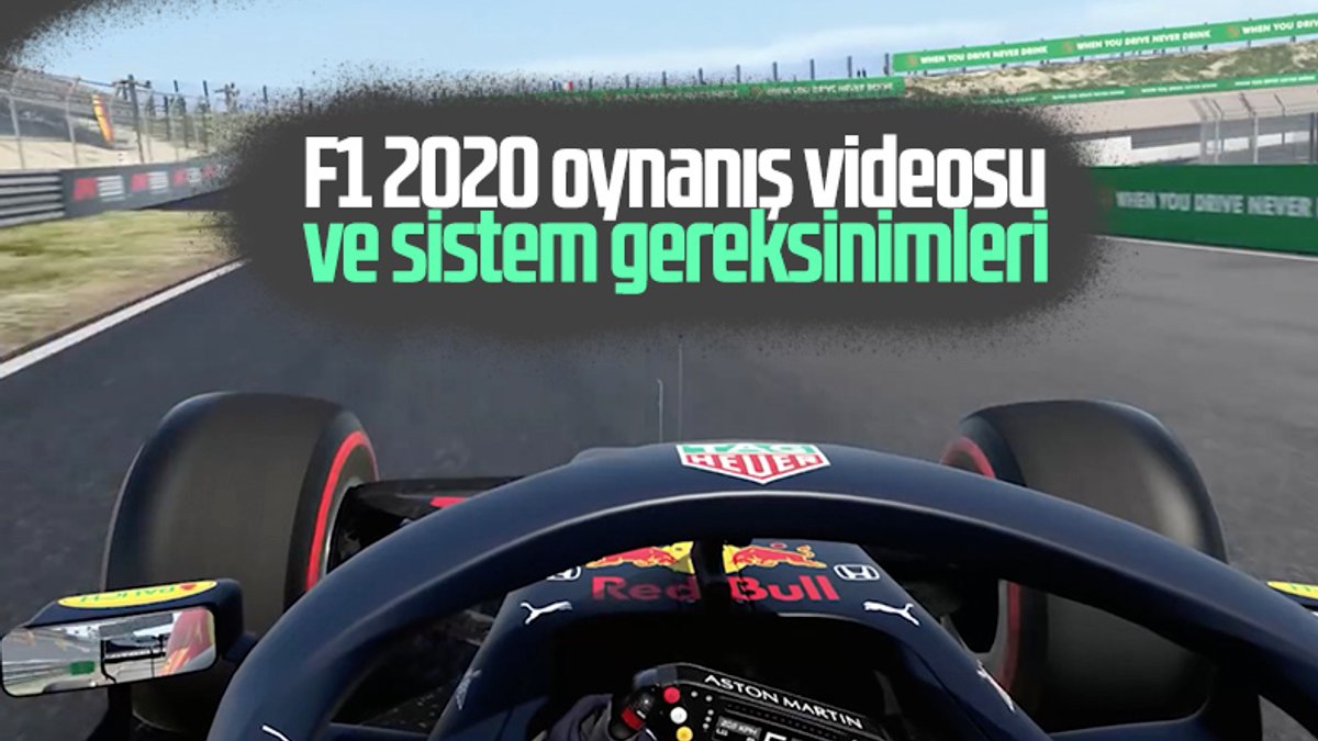 F1 2020'nin oynanış videosu yayınlandı