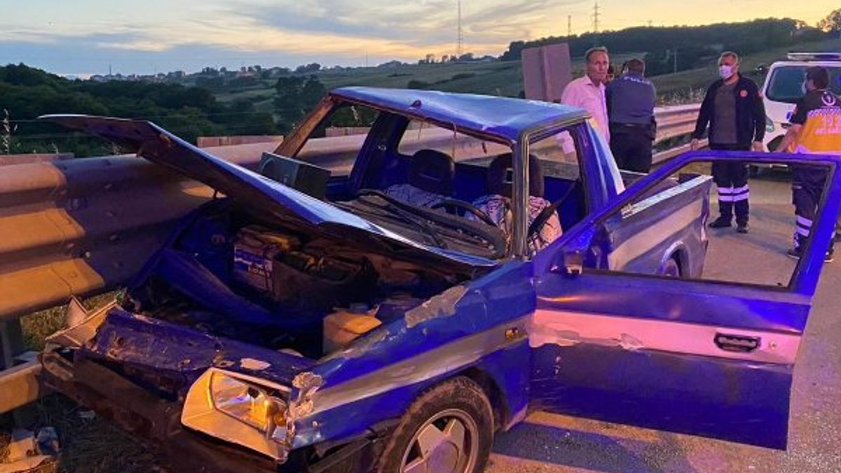 Samsun'da alkollü sürücü kaza yaptı: 2 yaralı