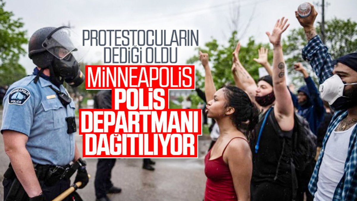 Minneapolis'teki polis departmanı tasfiye oluyor