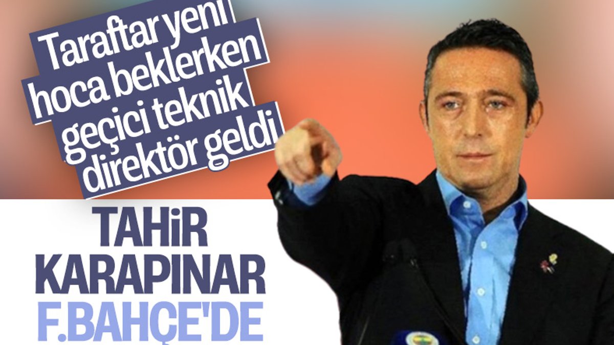 Fenerbahçe 8 hafta Tahir Karapınar'a emanet