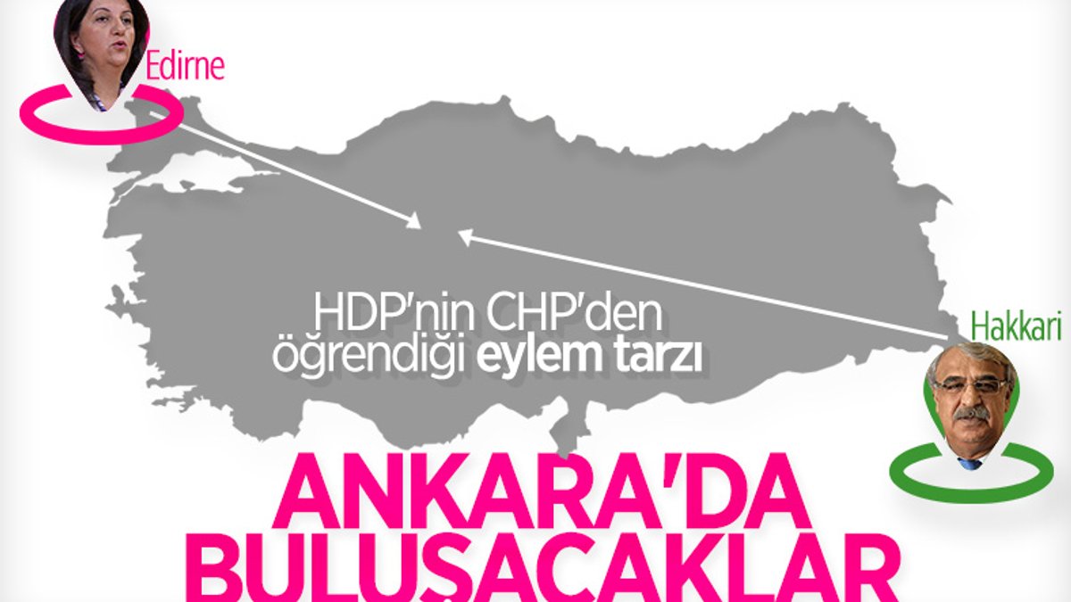 HDP'nin yürüyüşünde detaylar belli oldu