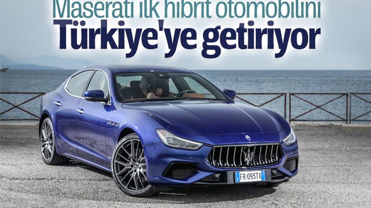 Maserati'nin ilk hibrit aracı Ghibli, Türkiye'ye geliyor