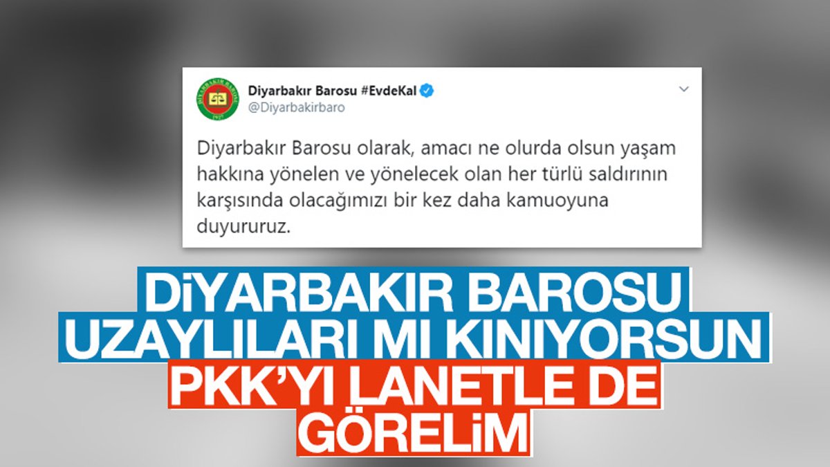 Diyarbakır Barosu, PKK'yı anmadan terörü kınadı