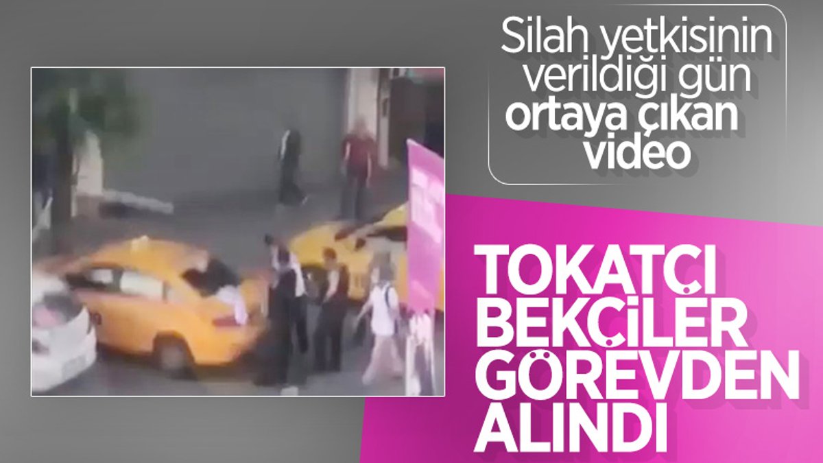 İstanbul'da 2 bekçi açığa alındı