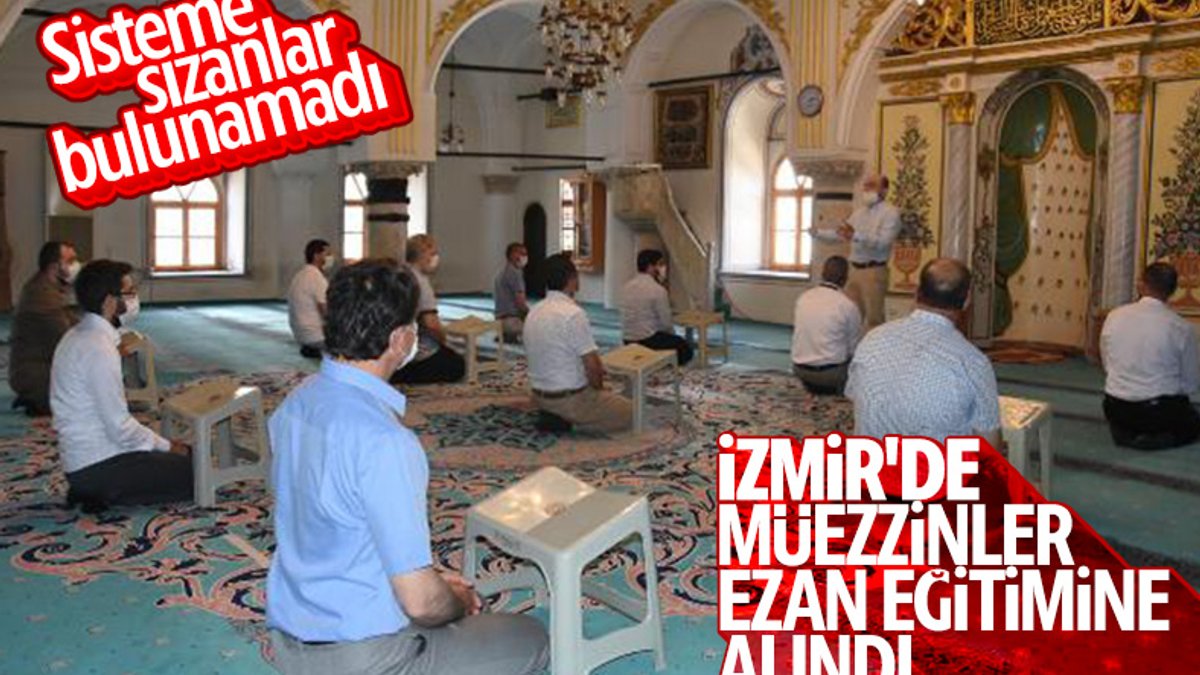 Saldırı sonrası İzmir'deki camilerde ezan okuma dersleri