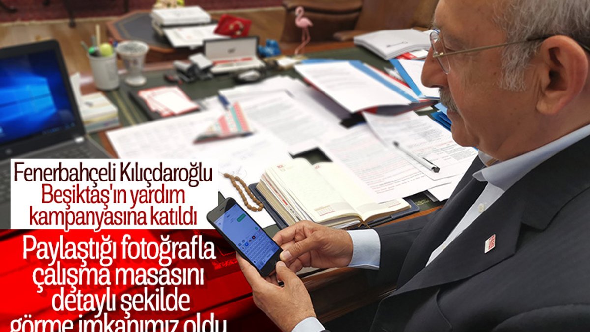 Kemal Kılıçdaroğlu'ndan Beşiktaş'a destek SMS'i