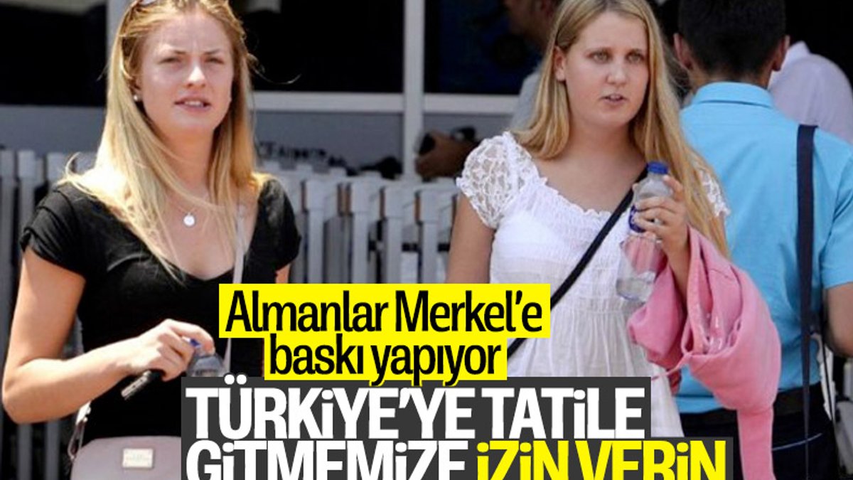 Alman turistler, Türkiye'ye gelmekte ısrarcı