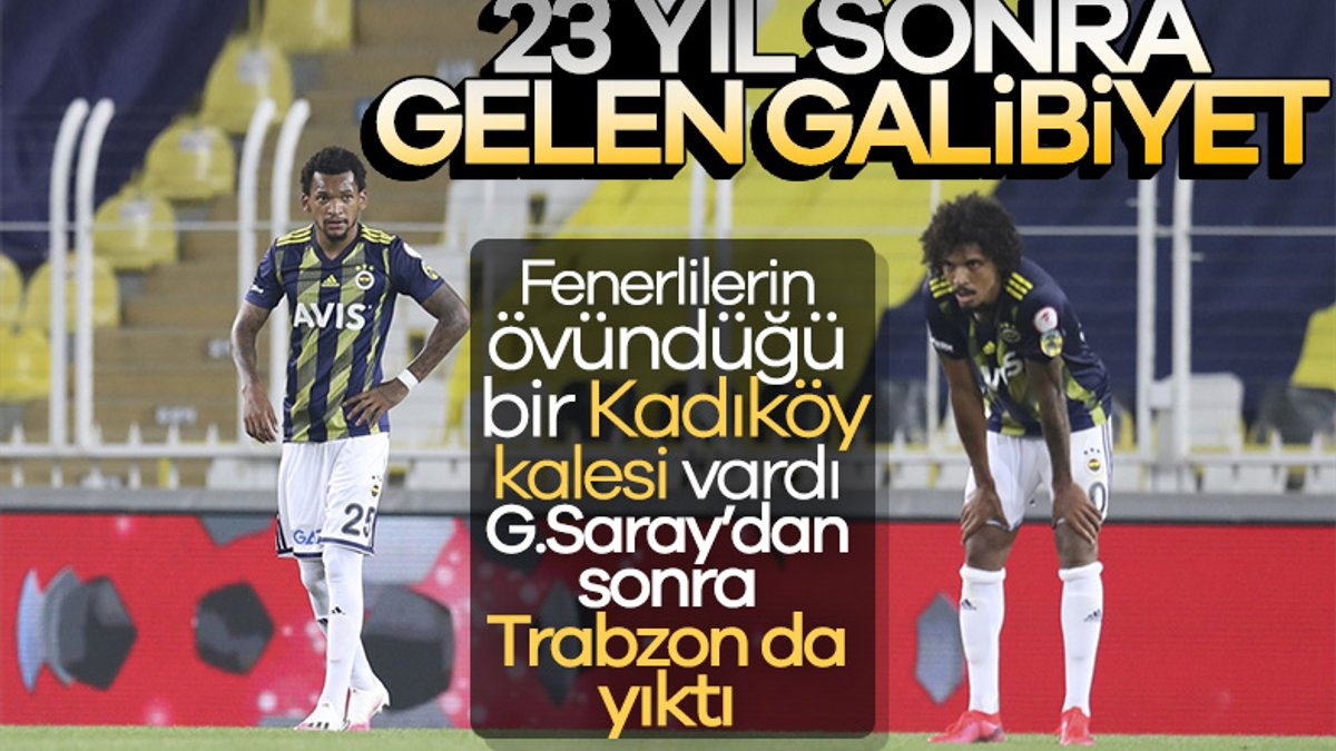 G.Saray'dan sonra Trabzonspor da Kadıköy'de kazandı