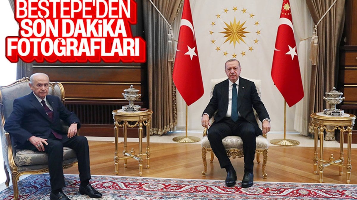 Beştepe'deki Erdoğan-Bahçeli görüşmesi sona erdi