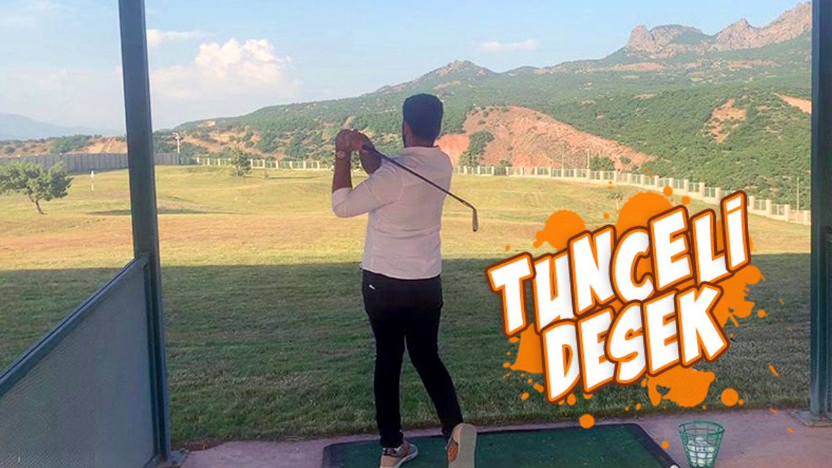 Tunceli'nin ilk golf sahası açıldı