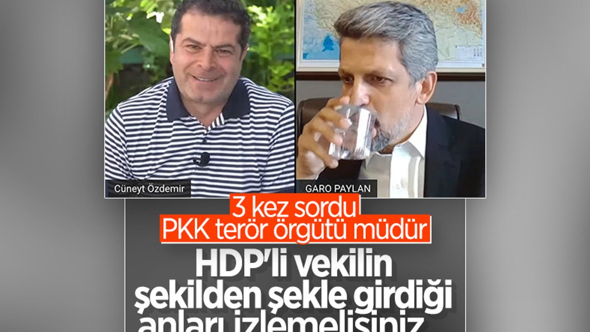 Cüneyt Özdemir'in Garo Paylan'a PKK sorusu