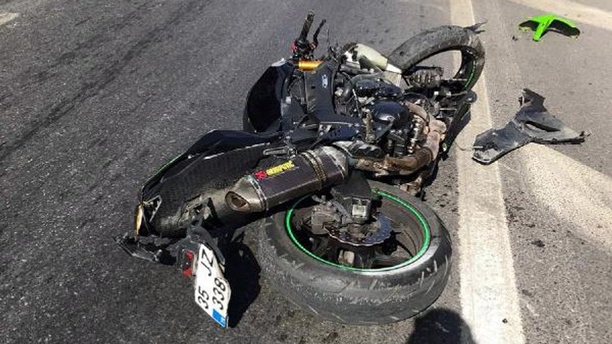 Antaya'da motosiklet kazası can aldı: 1 ölü