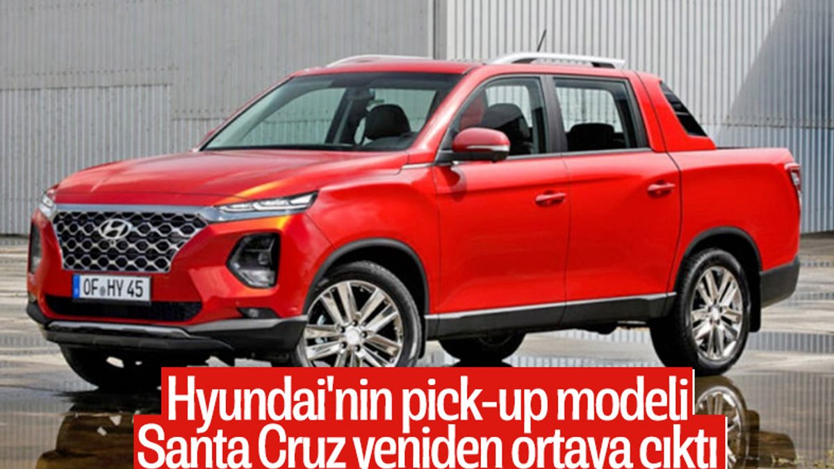 Hyundai'nin pick-up modeli Santa Cruz görüntülendi