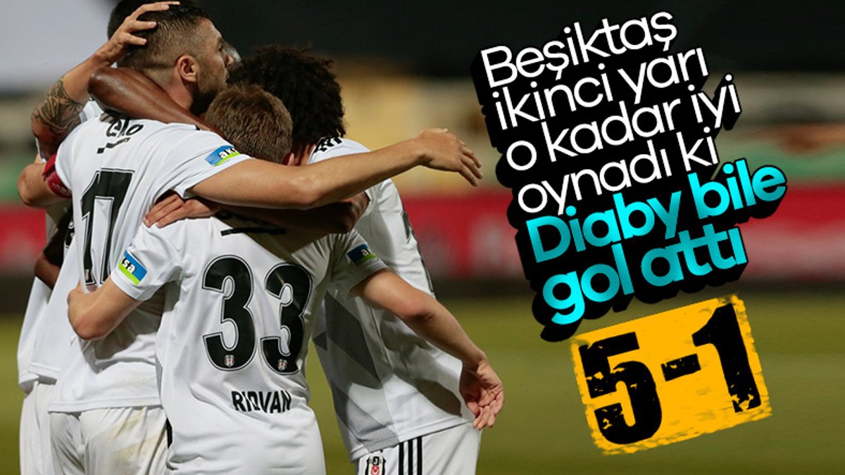 Beşiktaş, Denizlispor'a 5 attı
