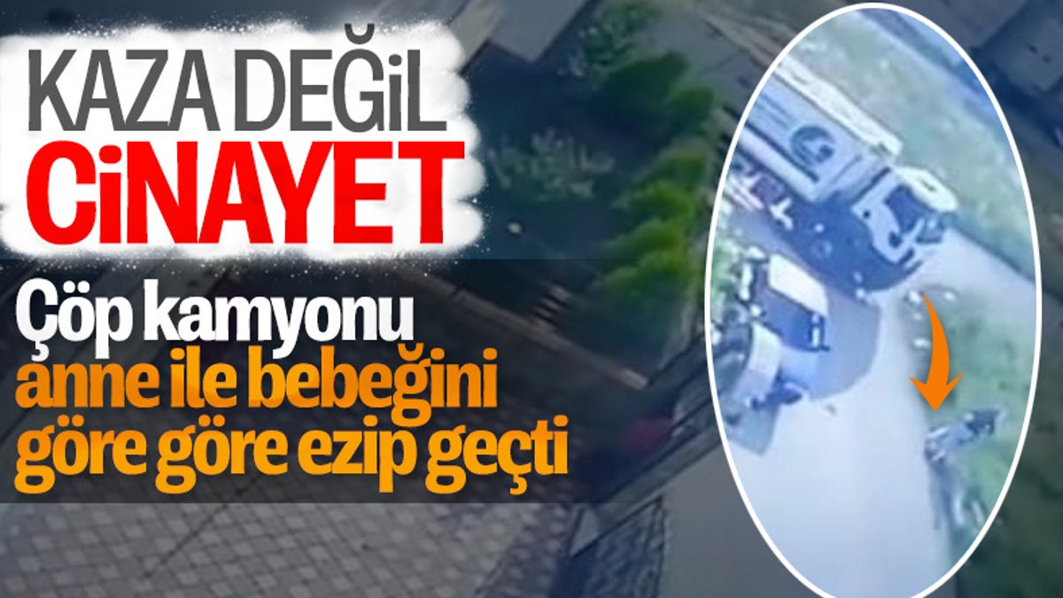 Bursa'da, çöp kamyonu anne ve kızını ezdi