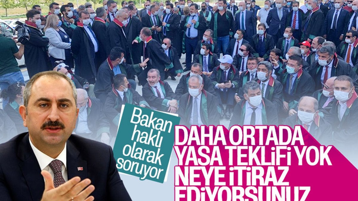 Adalet Bakanı Gül, yürüyen baro başkanlarını eleştirdi