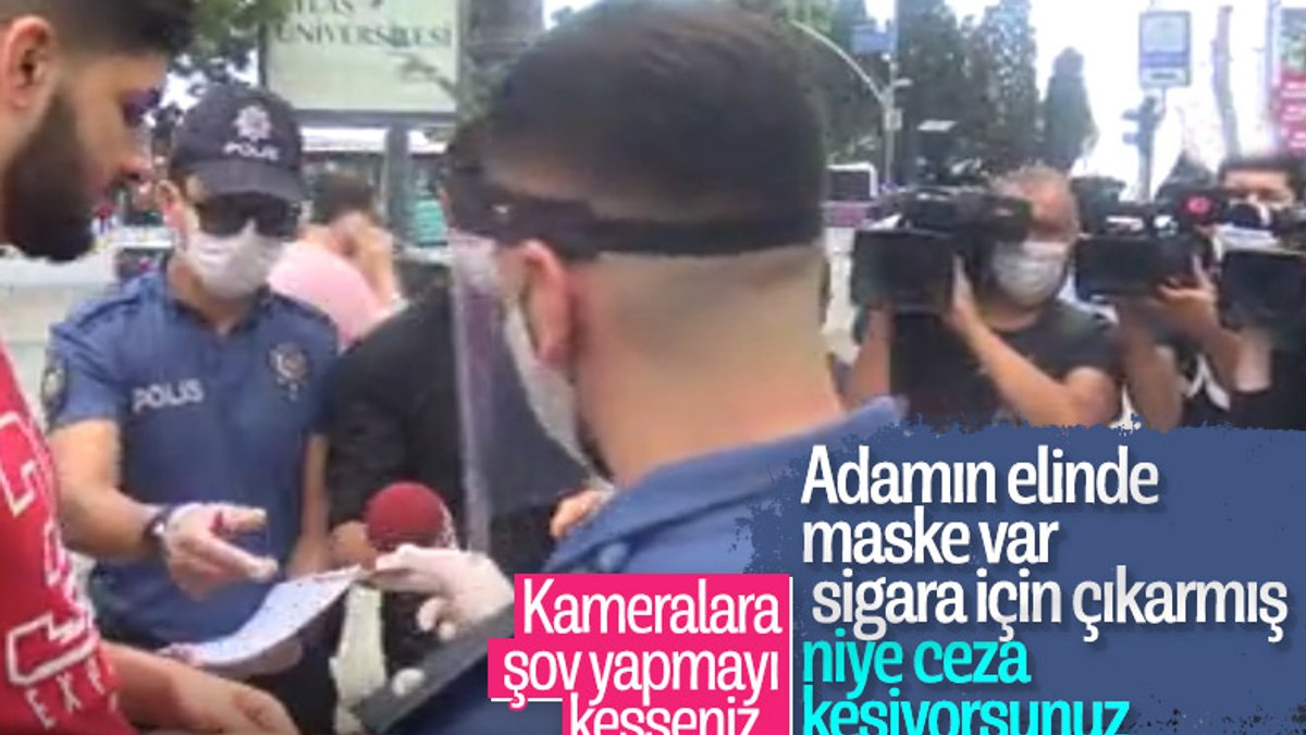 Beşiktaş'ta maske denetimi yapıldı
