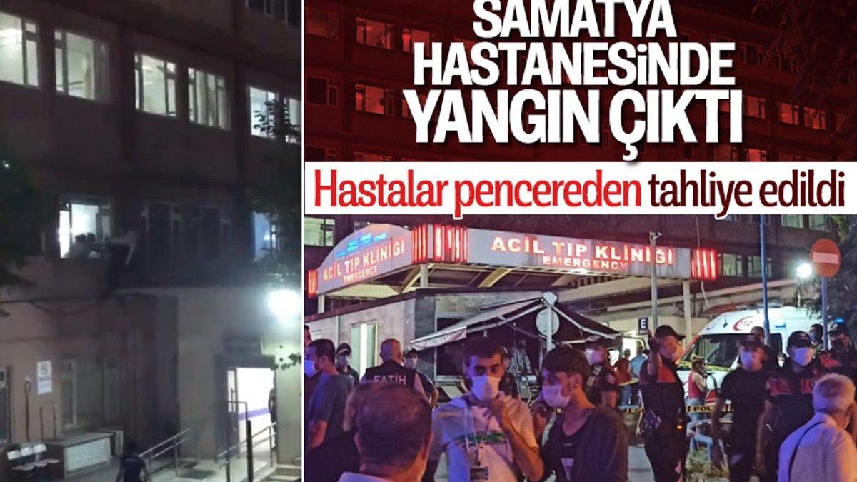 İstanbul Eğitim ve Araştırma Hastanesi'nde yangın