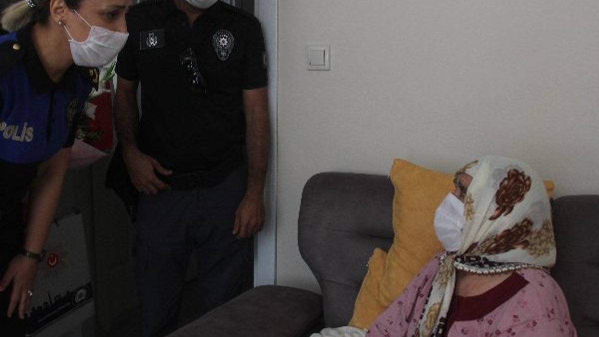 Adana'da boğulma tehlikesi geçiren yaşlı kadına ziyaret