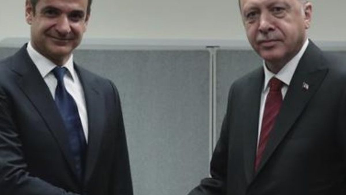 Erdoğan, Miçotakis ile görüştü