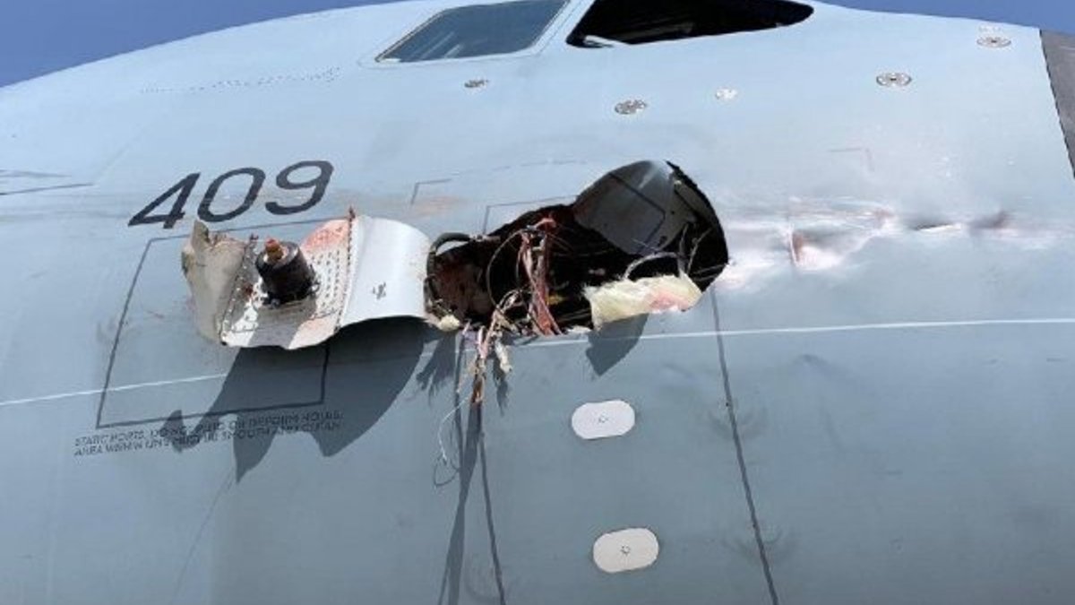 İspanya’da askeri kargo uçağına kuşlar çarptı