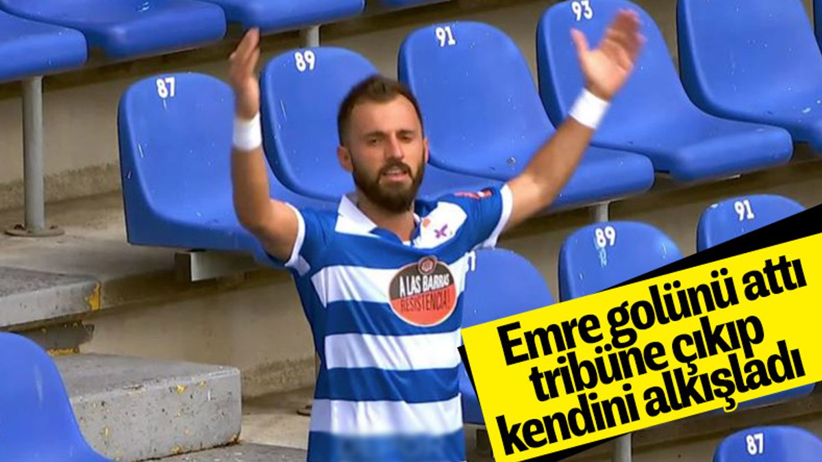 Emre Çolak'ın ilginç gol sevinci