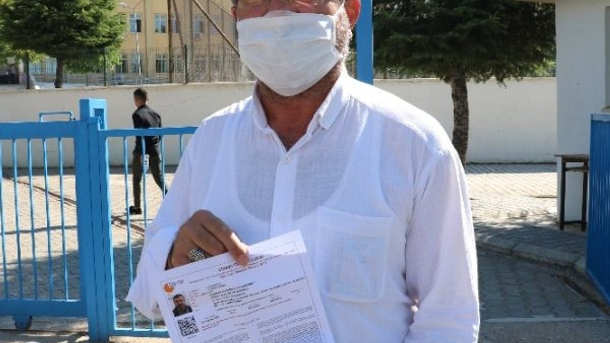 Kahramanmaraş'ta tıp okumak için 60 yaşında sınava girdi