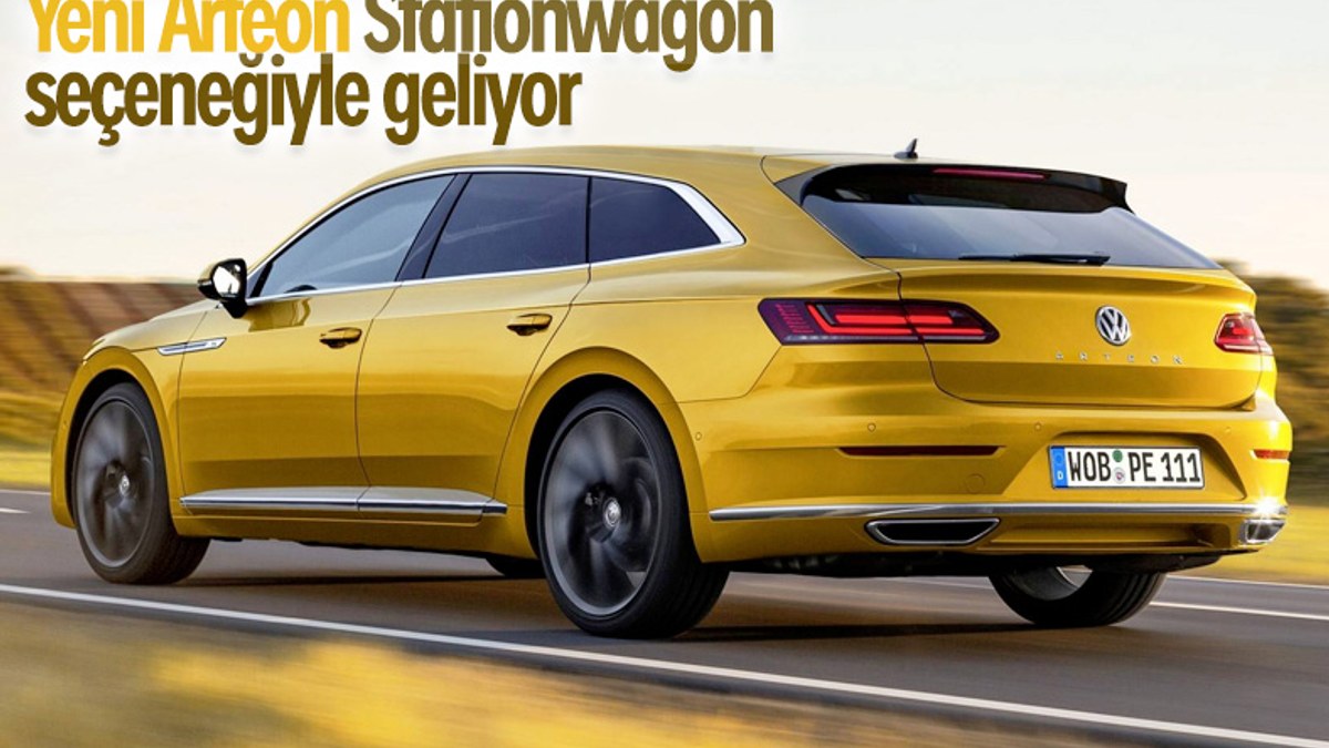 Yeni VW Arteon, stationwagon seçeneğiyle ülkemize gelecek