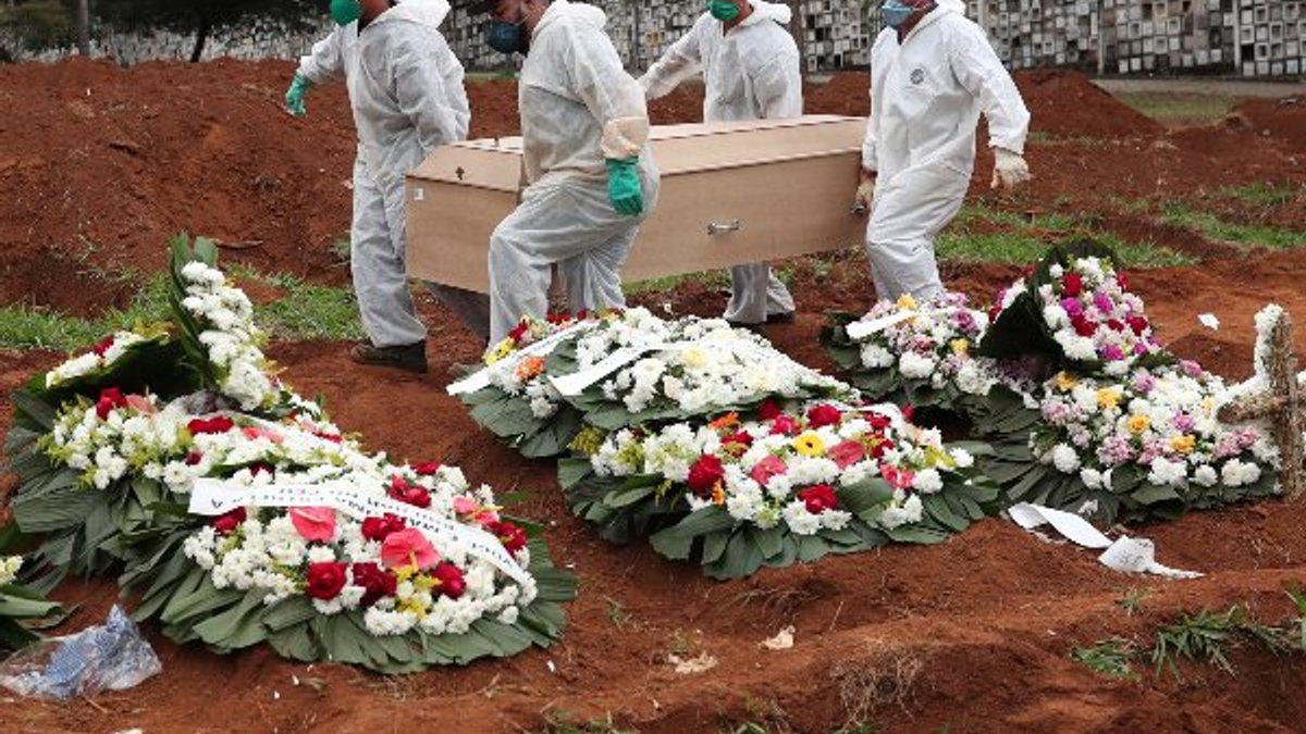 Brezilya'da 552 kişi daha koronadan öldü