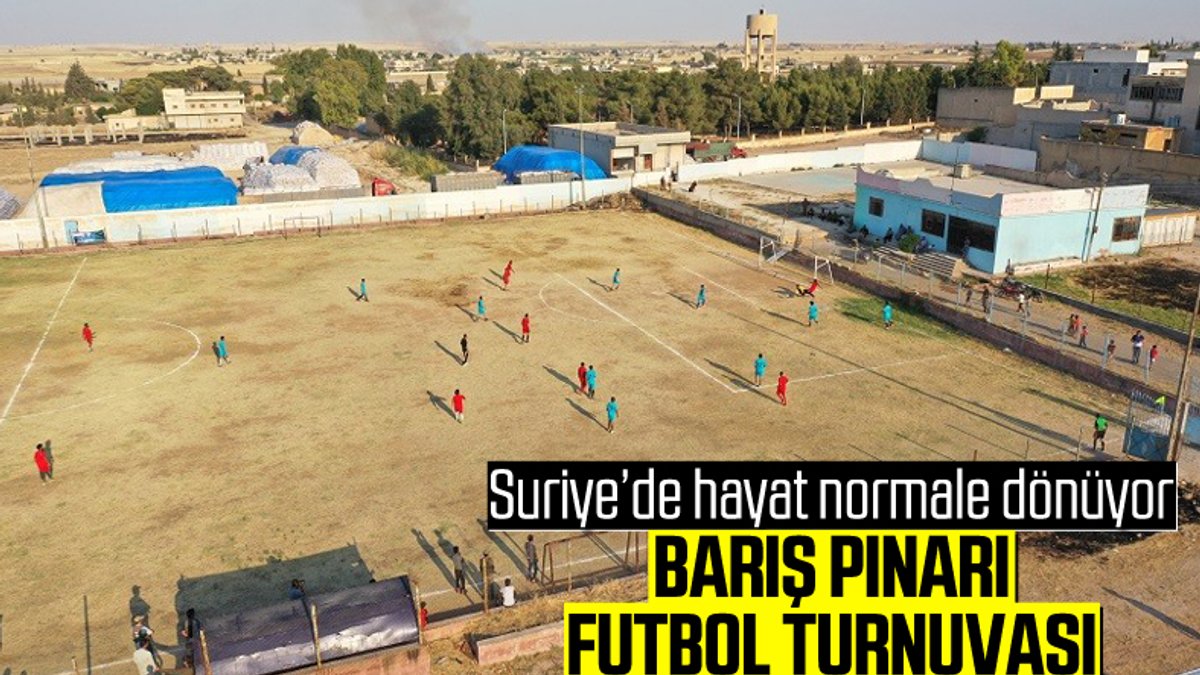 Suriye’de Barış Pınarı Futbol Turnuvası devam ediyor