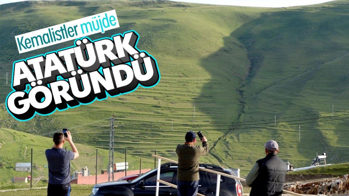 Ardahan'da Atatürk silüeti belirdi