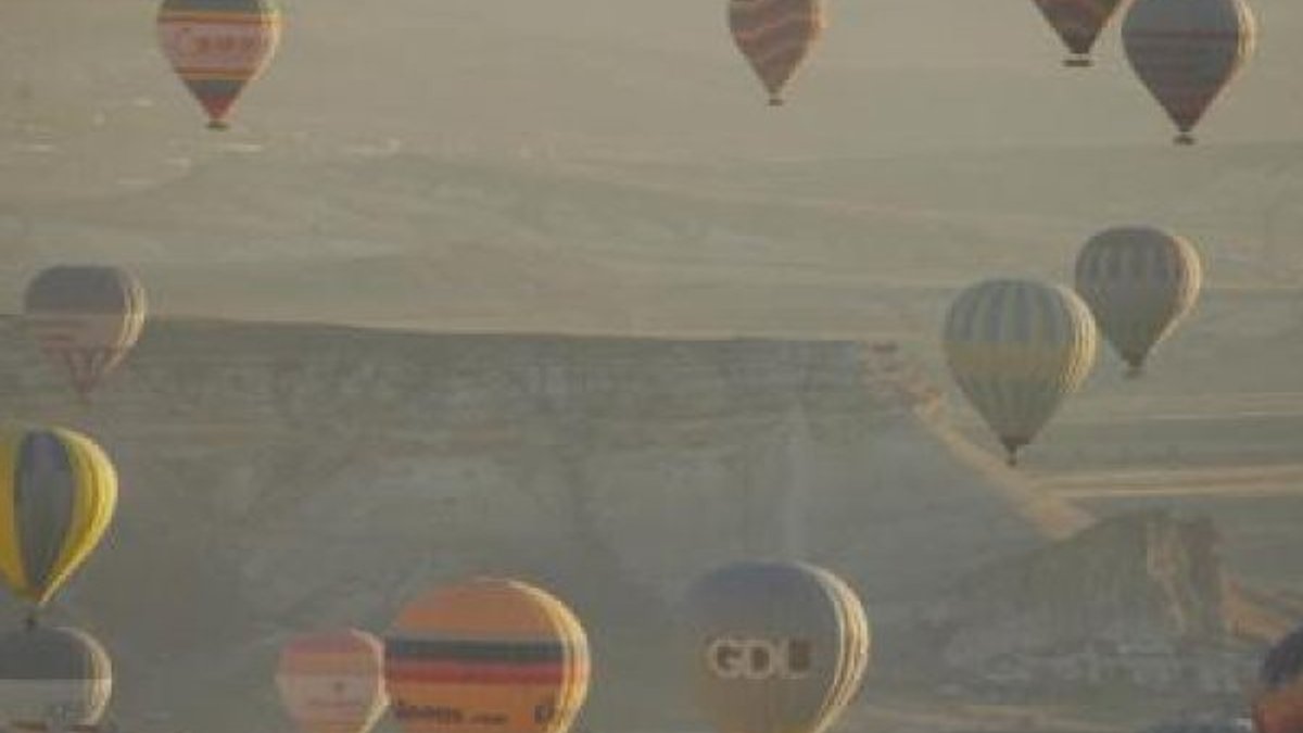 Kapadokya'da balon turları, 1 Ekim'e ertelendi