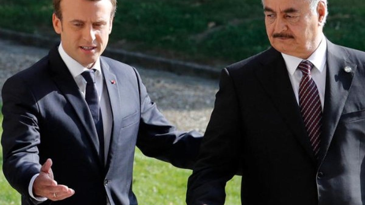 Libya'dan 'Hafter'i desteklemedik' diyen Macron'a yanıt