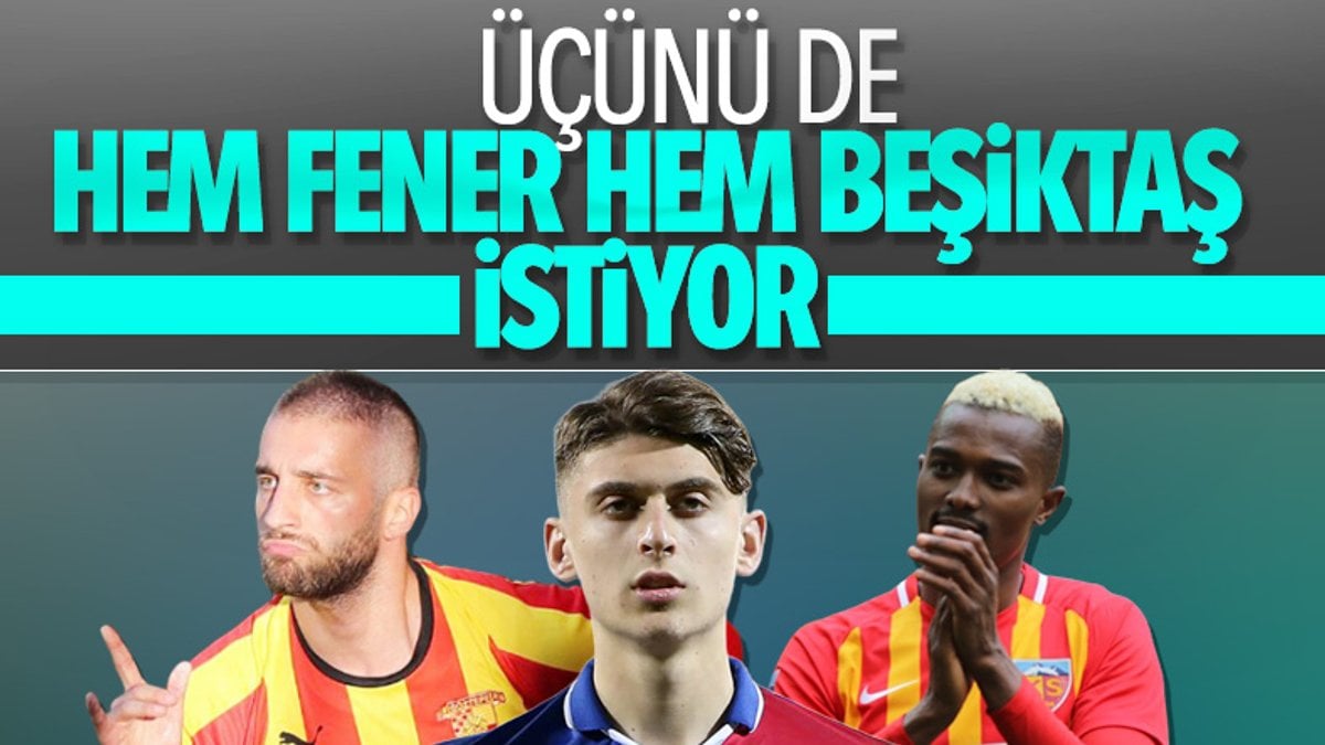 Fenerbahçe ile Beşiktaş transferde karşı karşıya