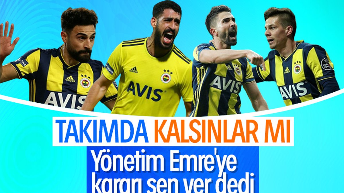 Dört futbolcunun geleceği Emre Belözoğlu'nun elinde