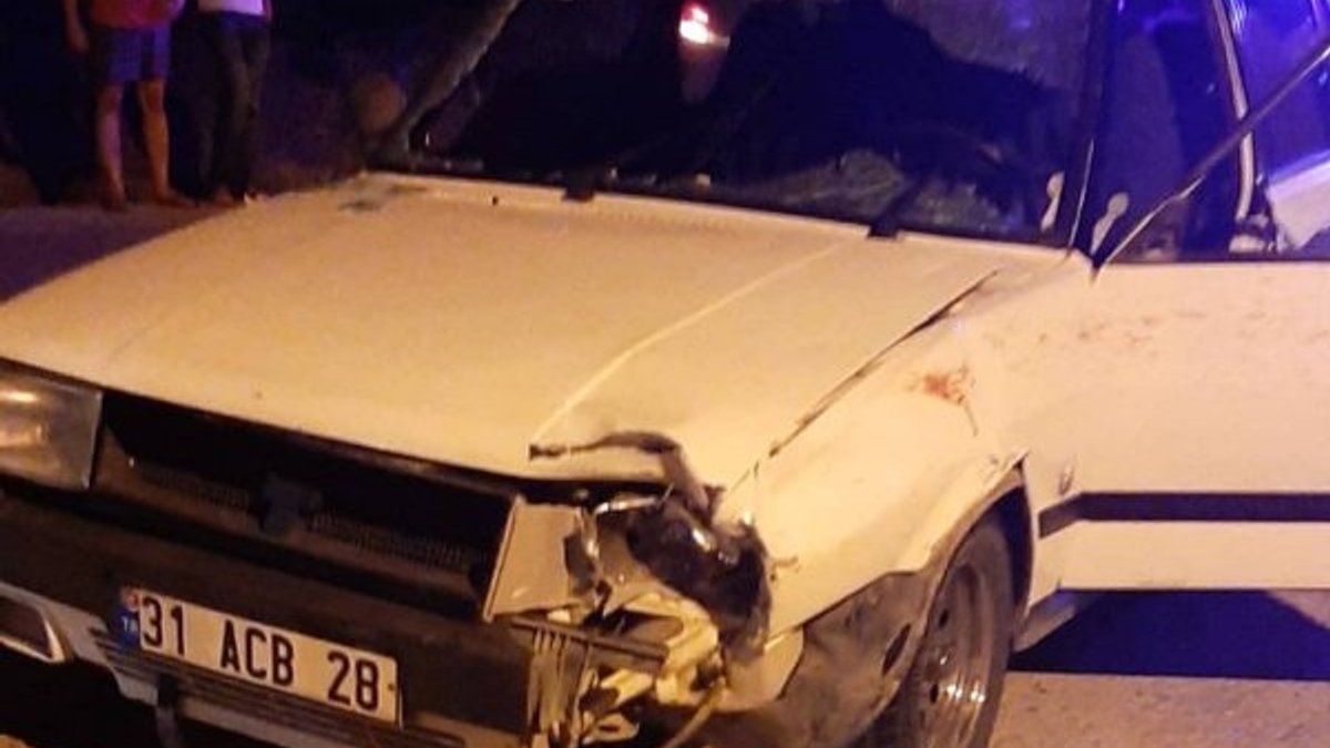 Hatay'daki trafik kazasında 1 ölü 2 yaralı