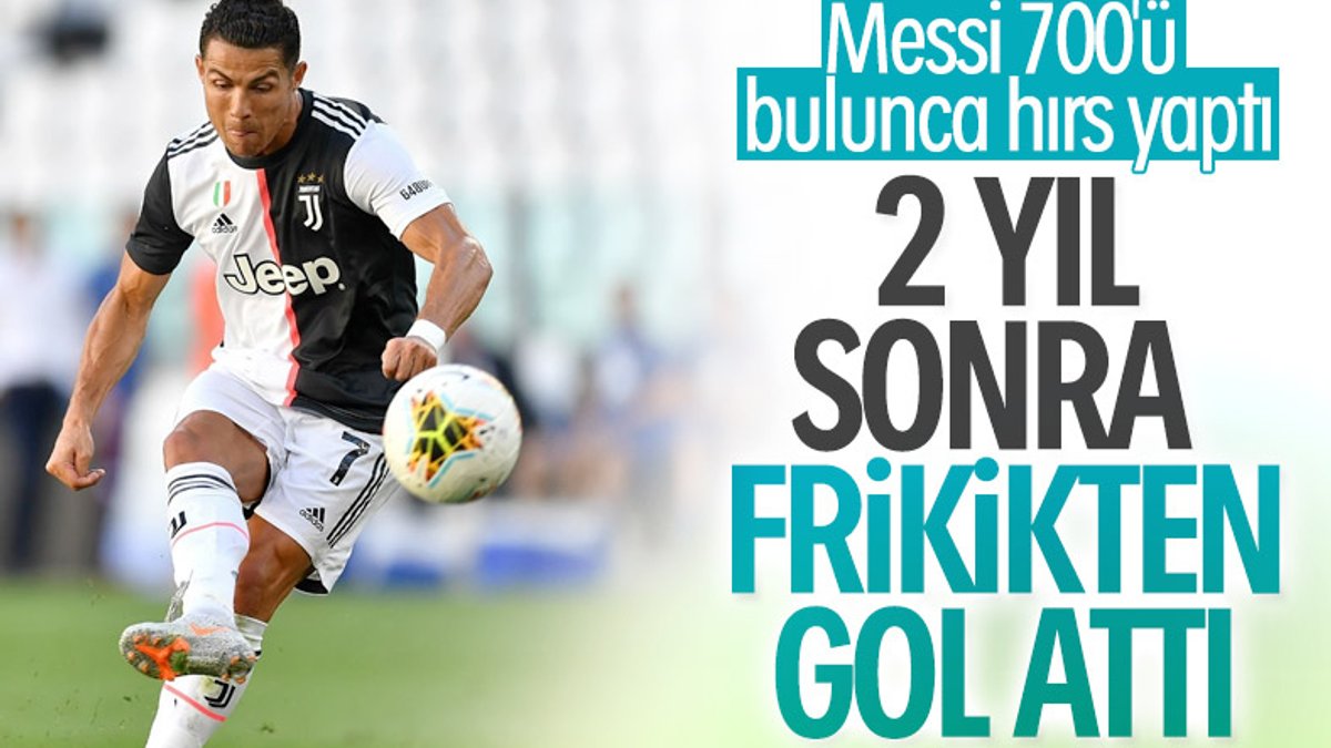 Ronaldo yıllar sonra frikikten gol attı